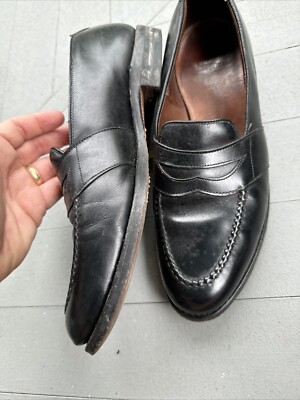 Allen Edmonds Randolph 4809 Black Leather Penny Loafer Dress Shoes