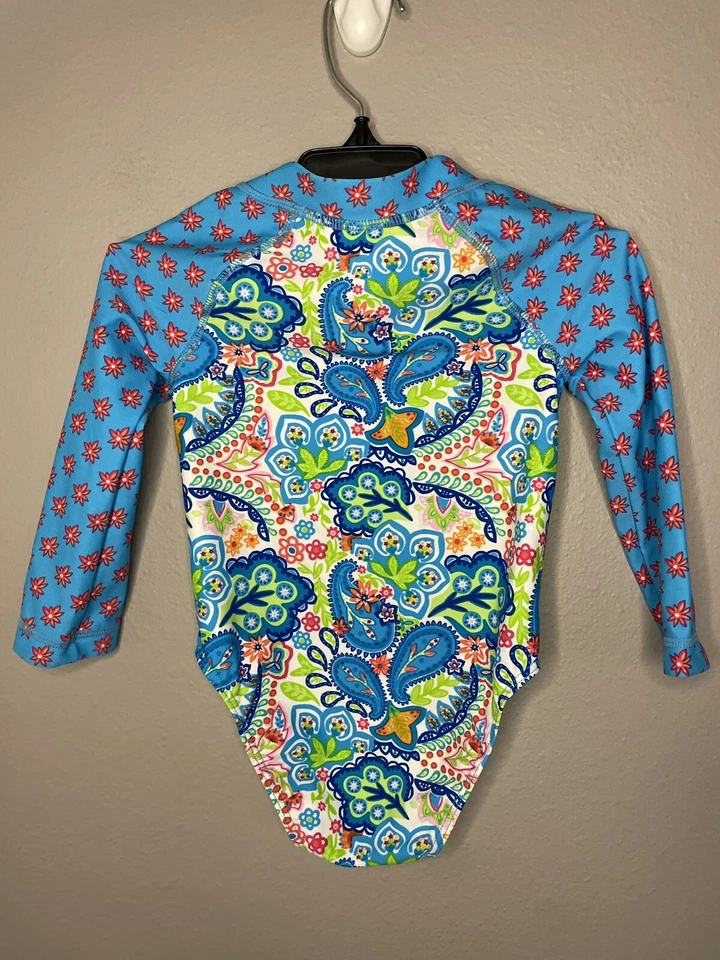 Tommy Bahama Bebé Niña Protección UV 1 Pieza Traje de Baño Traje de Baño Talla 18 Meses Foto 4 de 4