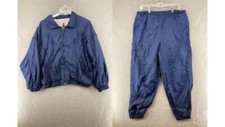 Active Exposure Womens Tracksuit Medium Blue Workout Vintage 80s 90s