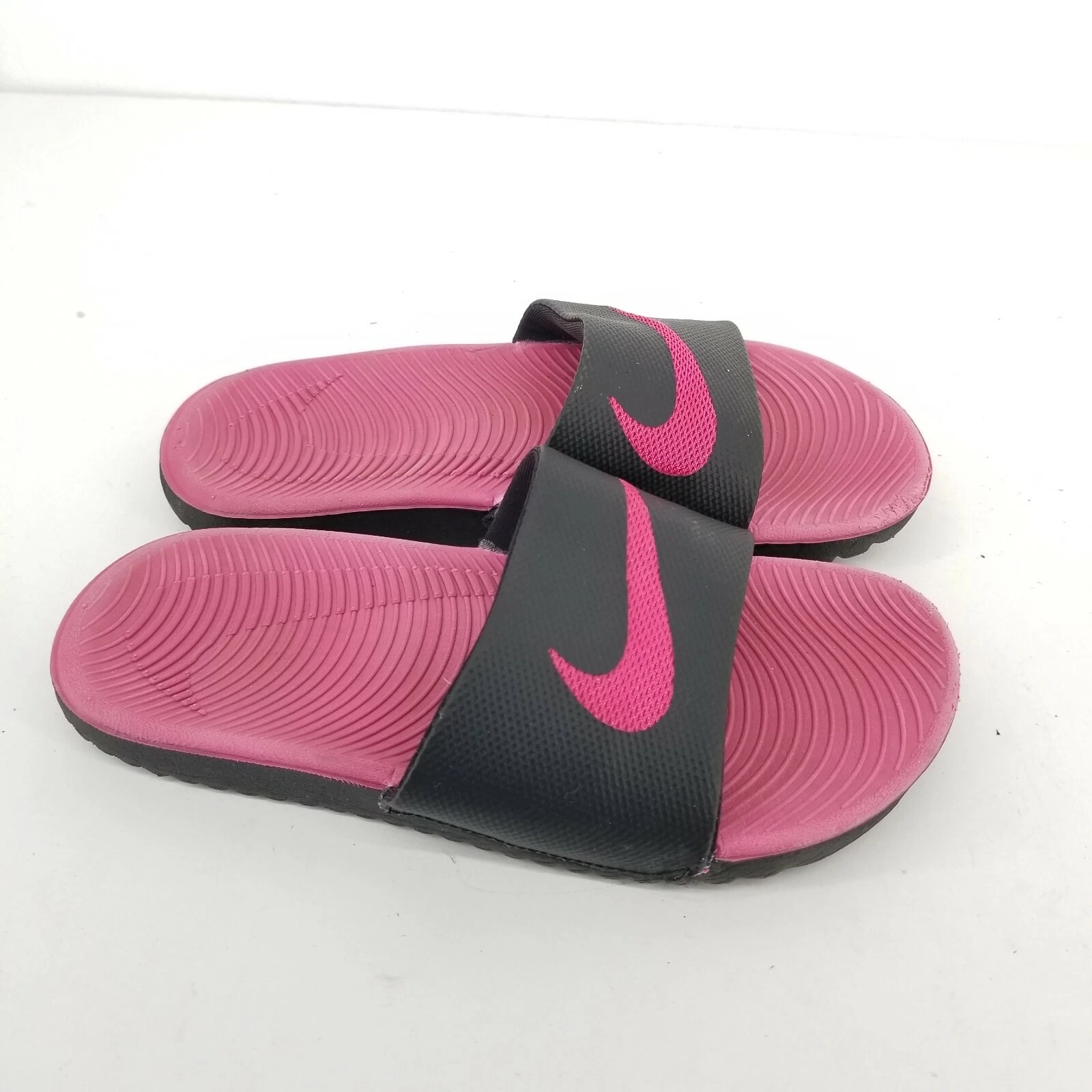 Sandali Nike Slides per bambina B44 taglia 1Y rosa e neri