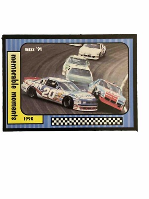 Brand New: Vintage '91 Maxx Memorable Moments 1990 NASCAR Trading