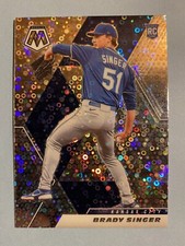 2021 Mosaic Baseball Brady Singer Rookie RC Quick Pitch Silver Prizm Royals🔥🔥