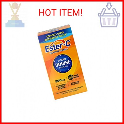 Ester-C 500 mg 24 Hour Vitamin C Tablets for Immune Support, Vitamin C Supplemen