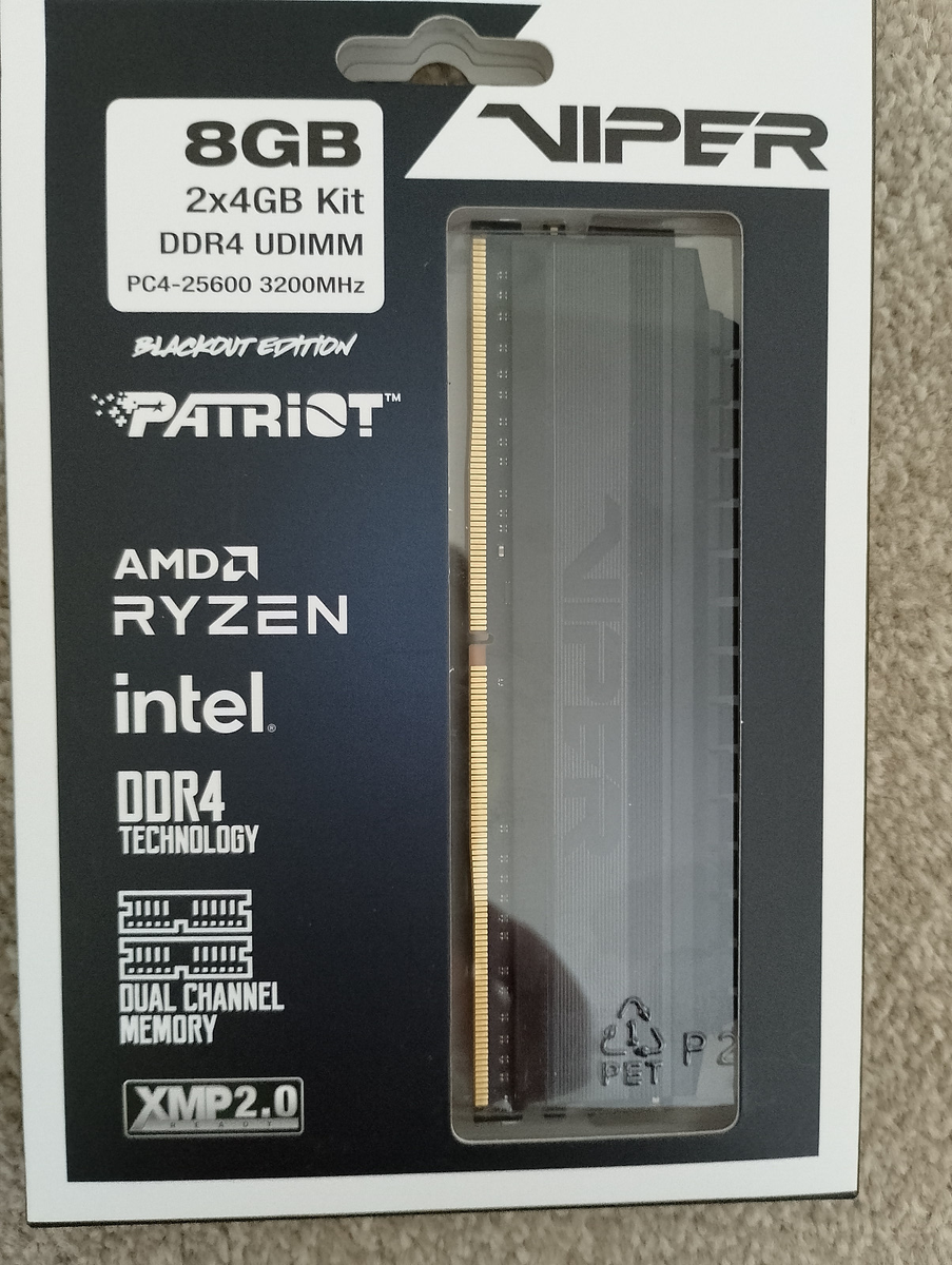 Patriot Viper4 DDR4メモリ 32GB(8GB×4枚) DDR4 3600MHz 64GB(32×2