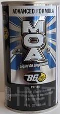 BG MOA Advance Formula Engine Oil Supplement 11oz. Can PN 115 Free Shipping
