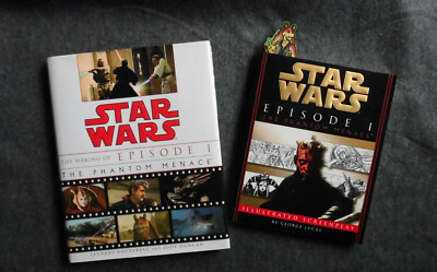 2 Bücher - Episode 1 - The Phantom Menace - Script + Making of Buch