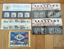 UK MNH Lot:  3 Topical Presentation Packs, Gutter Block & Xmas Booklet