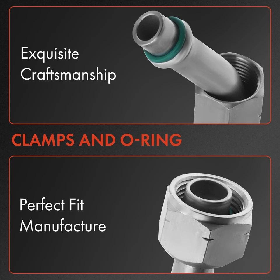 Conjunto de succión y descarga de aire acondicionado A-Premium para Chevy Astro 96-05 GMC Safari Foto 2 de 4