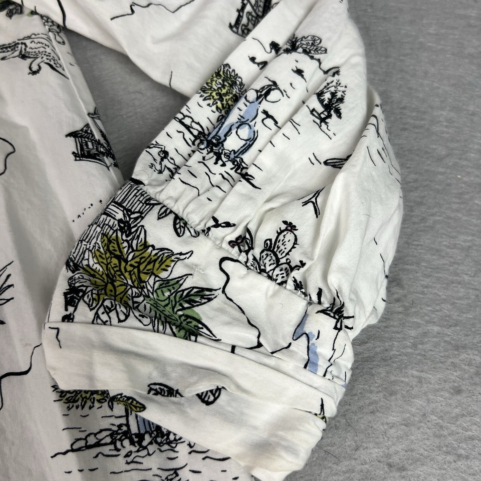 ZARA Dress Cover Up Hawaiian Aloha Basic Collection Womens XS 1/4 Zip