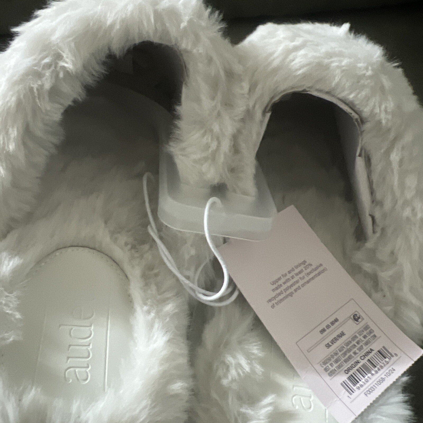 APL Auden Ciabatte Donna Rae Paillettes Scuff Argento Taglia L 9 10