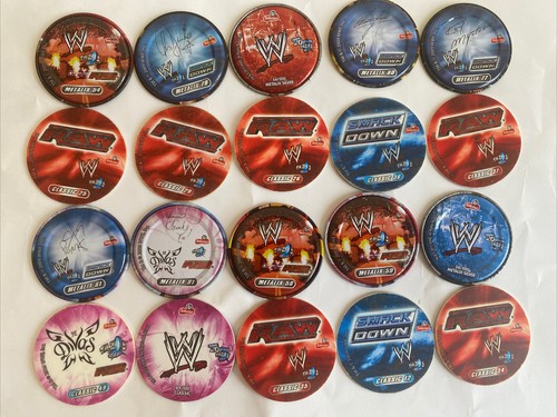Lot of 20 Tazos Metal And Normal WWE Sabirtas Mexico - Picture 5 of 5