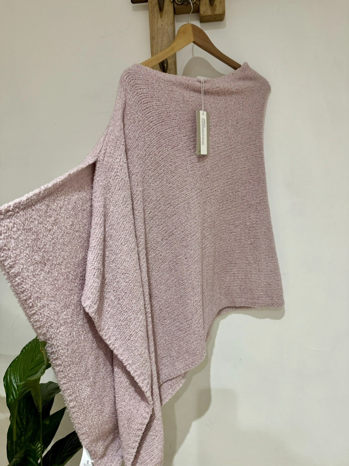NWT Tommy Bahama Island Knitted Soft Easy Poncho Putty Pink One Size S/M $128.00