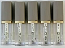 5x Complex Culture Power Pose Lip Gloss Clear 0.05 oz (Lot of 5)