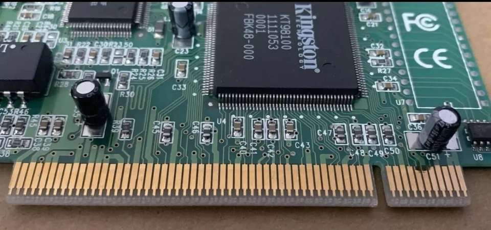 Kingston Technology KNE110TX/100B Fast PCI Wired Ethernet Adapter Network Card - Image 3 of 3