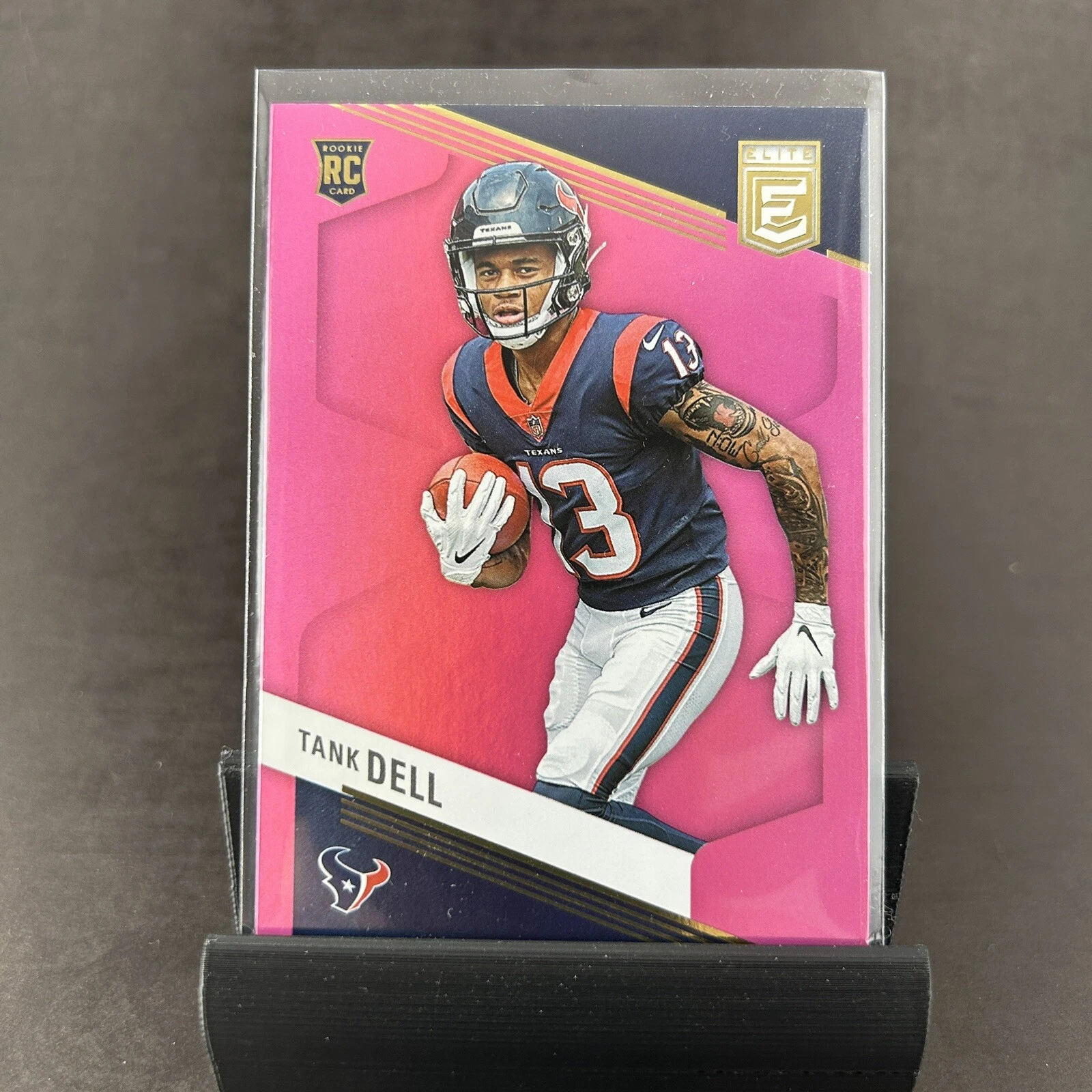 2023 Panini Donruss Elite - Tank Dell #172  Pink Rookie  (RC) Houston Texans