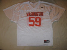 Washington Football Lacrosse Jersey NIKE Men's Medium (SLIM) 3RD Wheeler WASH
