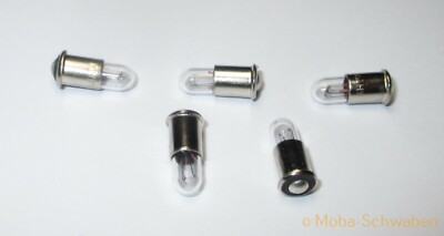 10 weiße SMD LED Steckbirnen Märklin 60000 MS4 Glühlampen Lämpchen