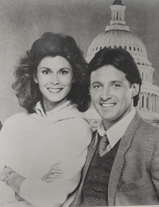 Kate Jackson Bruce Boxleitner 8x10 BW Photo Scarecrow & Mrs. King