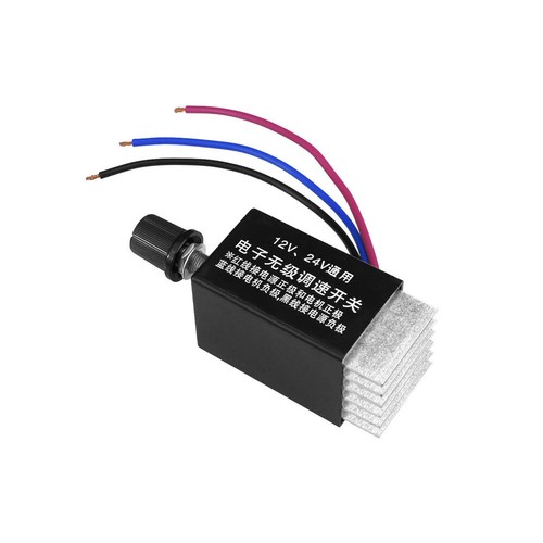 Interruttore Regolatore Velocità Motore DC 12V 24V Ventola Auto Controllo Riscaldamento Sbrinatore - Foto 2 di 12