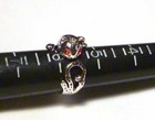 CUTE! Kitty Animal Cat Ring Adjustable Sz 4 to 9 Wrap Around Ring Kitten  — photo 2