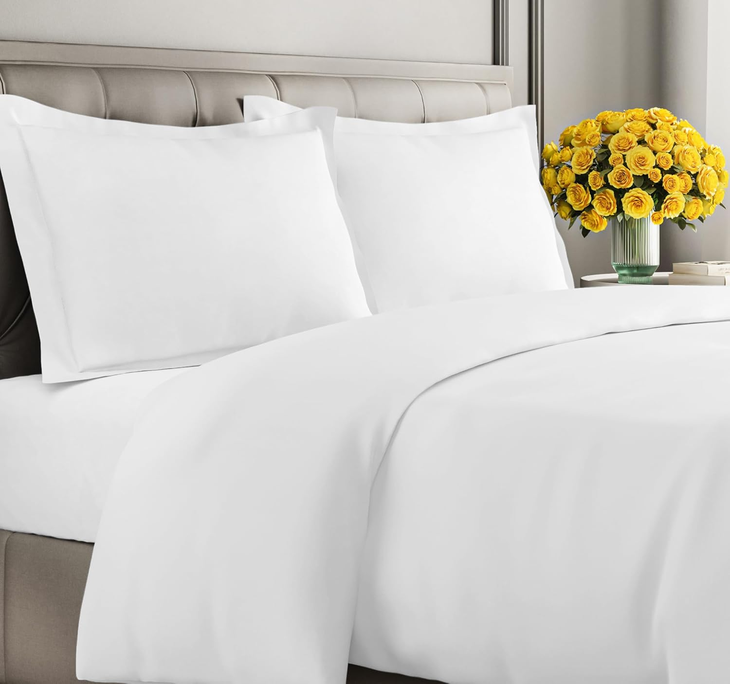 Duvet Cover Queen Size Set - Extra Soft Queen Size Duvet Cover - 90