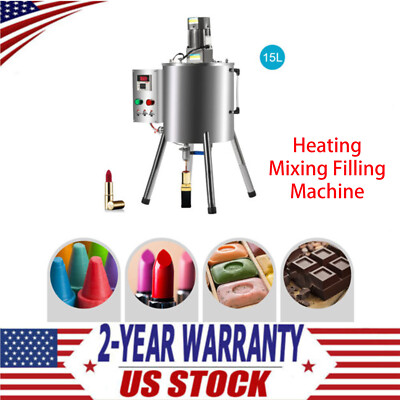 Heating Mixing Filling Machine 15L Capacity Lipstick Candle Heat Filler CE New