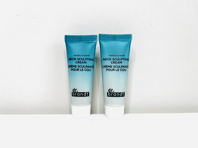 2 Dr Brandt Needles No More Neck Sculpting Cream Sample 0.25 oz * 2 = 0.5 oz