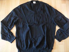 Pull classique col V ROYAL CLASS bio BW noir taille L TOP MC216