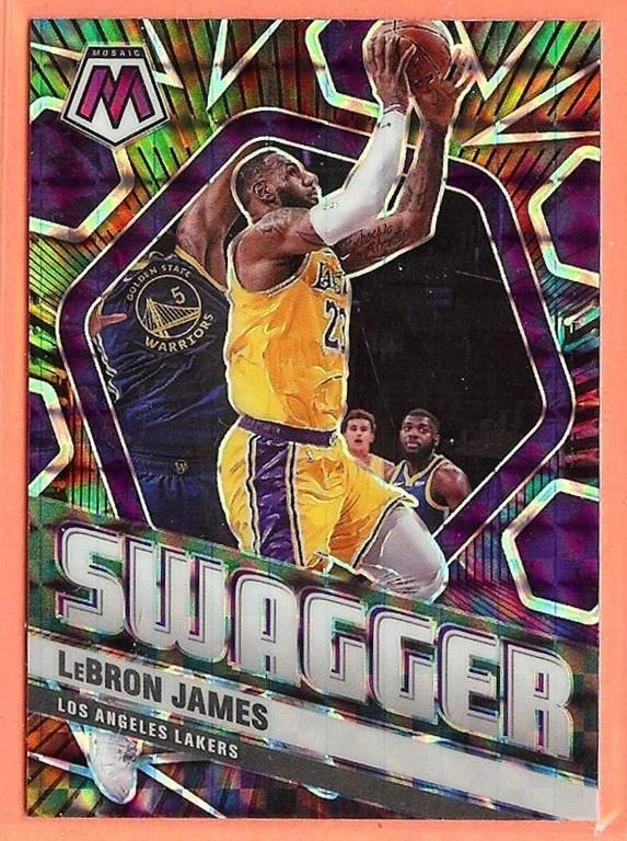 LeBron James PRIZM MOSAIC SWAGGER