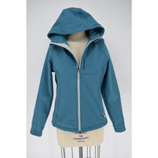 Kirkland Softshell Hooded Jacket Athletic Teal Blue Size Med Women's