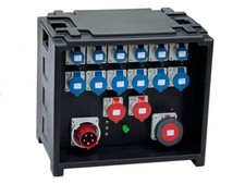 63A CEE 3 Pin Power Distribution Outdoor Waterproof Power Box for Stage Lighting