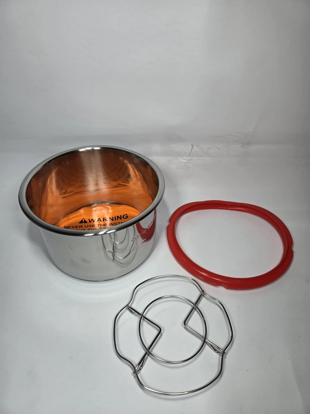 Instant Pot DUO Plus V3 3qt Replacement Inner Pot, Steam Rack, Lid Seal