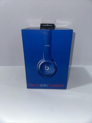 Beats Solo 2 On-Ear Wireless Headphones Blue Model B0534 Bluetooth