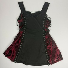 Rosegal Women's Plus Size Floral Corset Tank Top - 1X