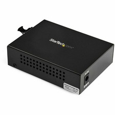 StarTech Compact Gigabit Ethernet Fiber Media Converter W/ SFP Transceiver