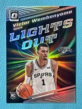 Victor Wembanyama 2023-24 Panini Donruss Optic Lights Out Silver RC Spurs #4