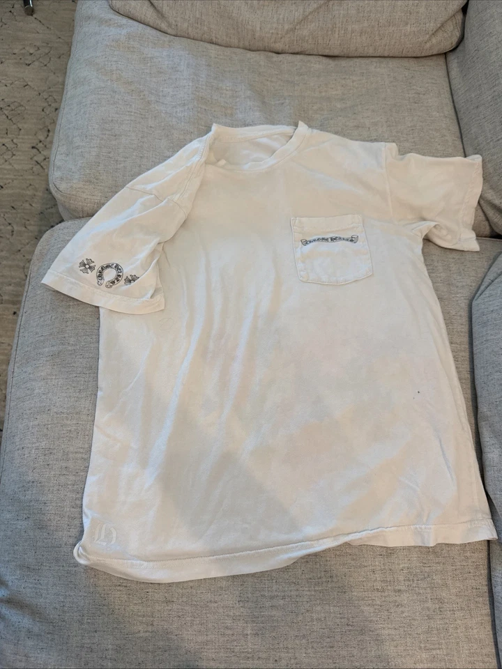 Chrome Hearts Men's White Short Sleeve T-Shirt Size Medium - Image 2 of 2