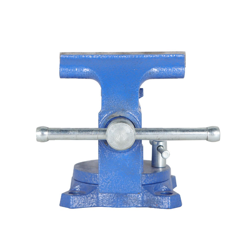 Heavy Duty 4-1/2" Bench Vise With Anvil Swivel Locking Base Table Top Clamp