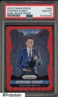 2015 Panini Prizm Basketball Ruby Wave Stephen Curry #400 PSA 9