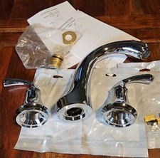 Kohler Fort  Sculpted Deck-Mount Bath Faucet Trim Polished Chrome T10278-4-CP 