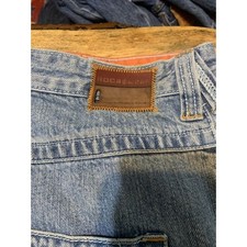 Vintage Rocawear Baggy Denim Shorts Mens 38 Blue Light Wash 90s Y2K Hip Hop