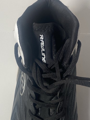 Rawlings Baseball Cleats Men's Size 10 Black White Lace Cool Flo - Picture 7 of 9