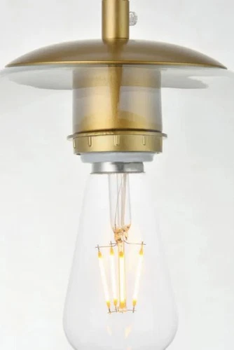Elegant Lighting LD2216 Baxter 14"W Pendant - Brass - Picture 10 of 10