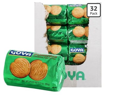 Goya Palmeritas Cookies Spanish Bakery Snack 3oz (85g) 32 Pack