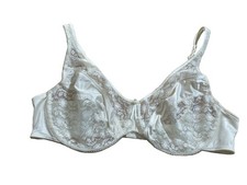 VTG Gelmart Sheer Lace Underwire Bra 5748N Sz 42C Ivory