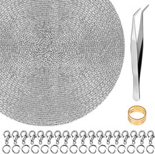 50 Feet Stainless Steel Chains for Jewelry Making, Jewelry Chain Bulk Small Met