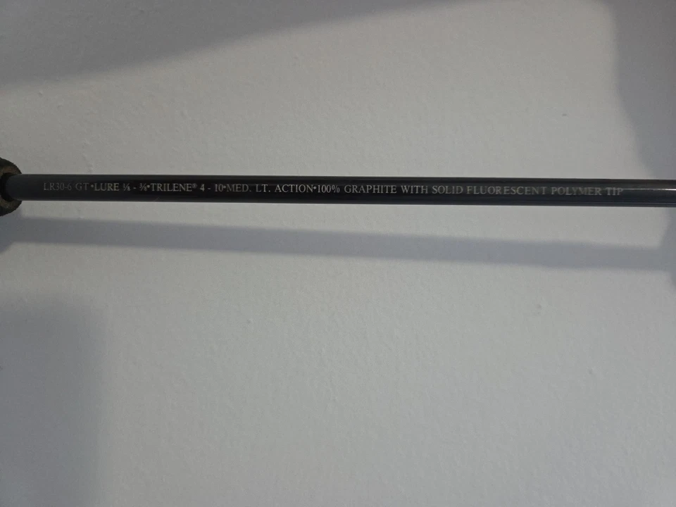 Berkley Graphite Lightning Rod Vintage Fishing Cork Spinning - Image 3 of 4