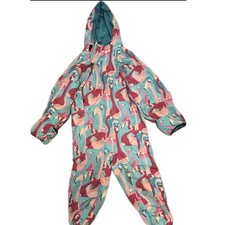 Selk'bag Kids Recycled Wearable Sleeping Bag Pink Flamingo Medium Suit NWT