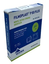 Filmoplast selbstklebend 20 g/m&sup2; Papier 20 mm x 50 m P Klebeband Rolle Rahmen transparent