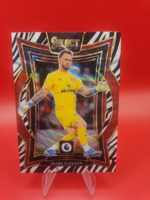 2024-25 Panini Select Terrace Mark Flekken #2 Zebra Prizm SSP Brentford